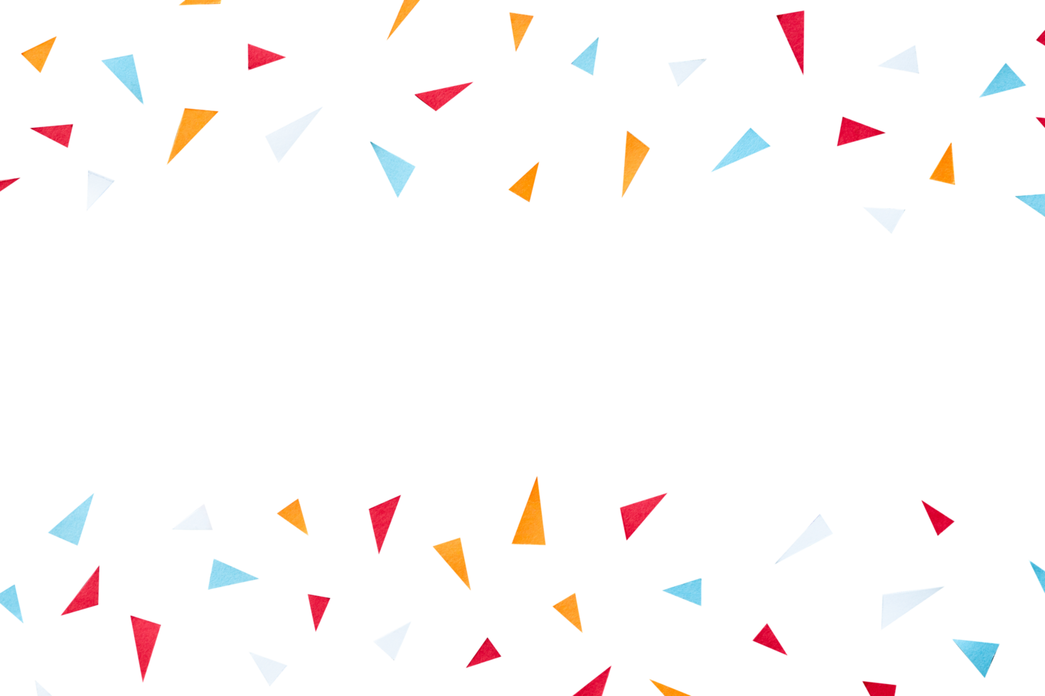 colorful confetti frame copy space png
