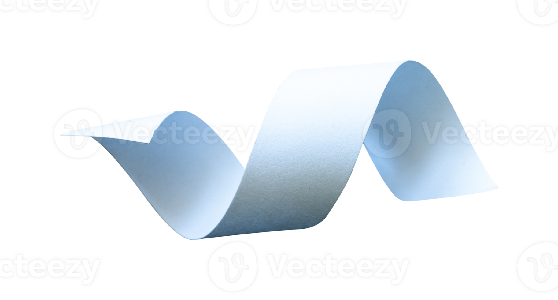 white curl ribbon png