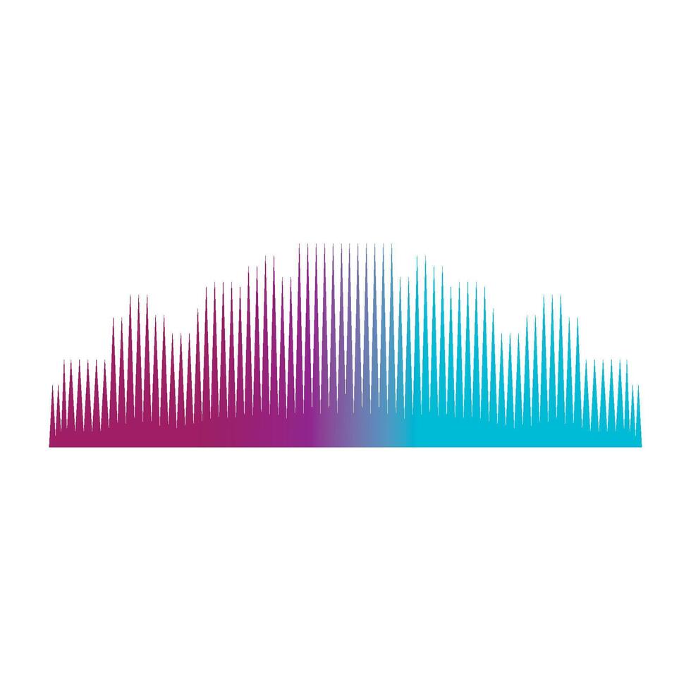 sound wave logo vector