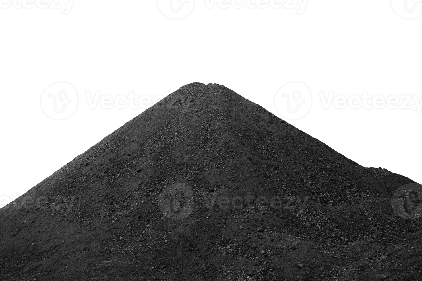 Stack of black sand png