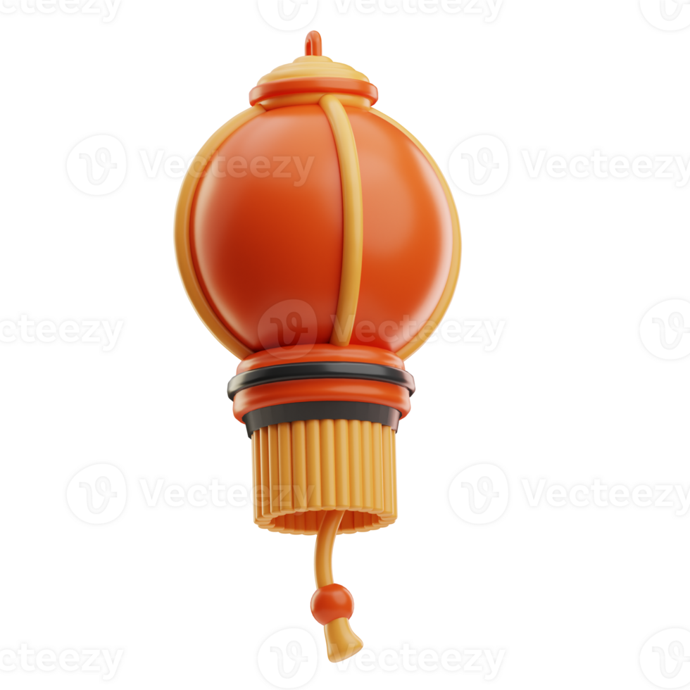 Chinese Lantern Chinese New Year Illustration 3D png