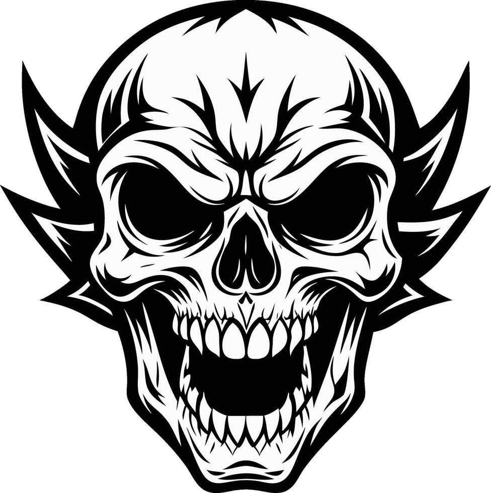 Skull Design Illustration Graphics vector