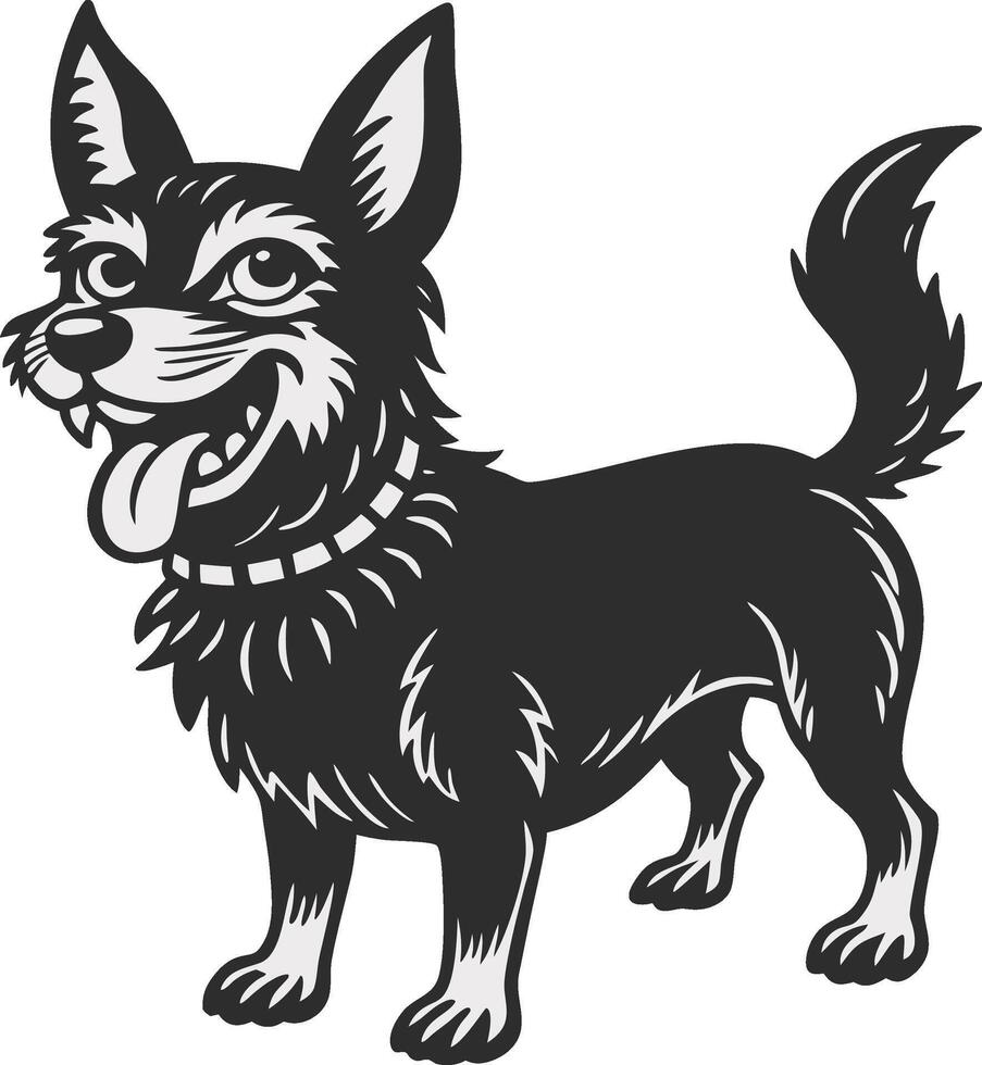 Dog Illustration Design vector