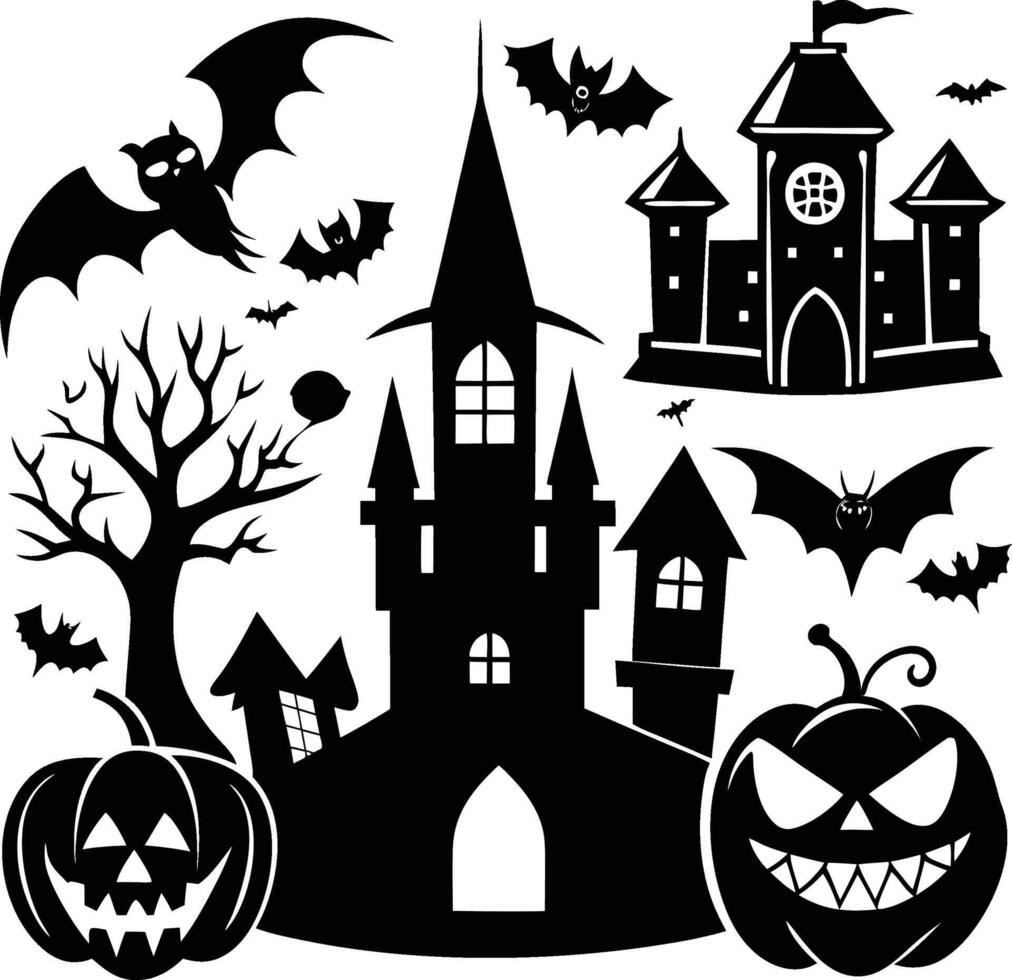 halloween clip art vector