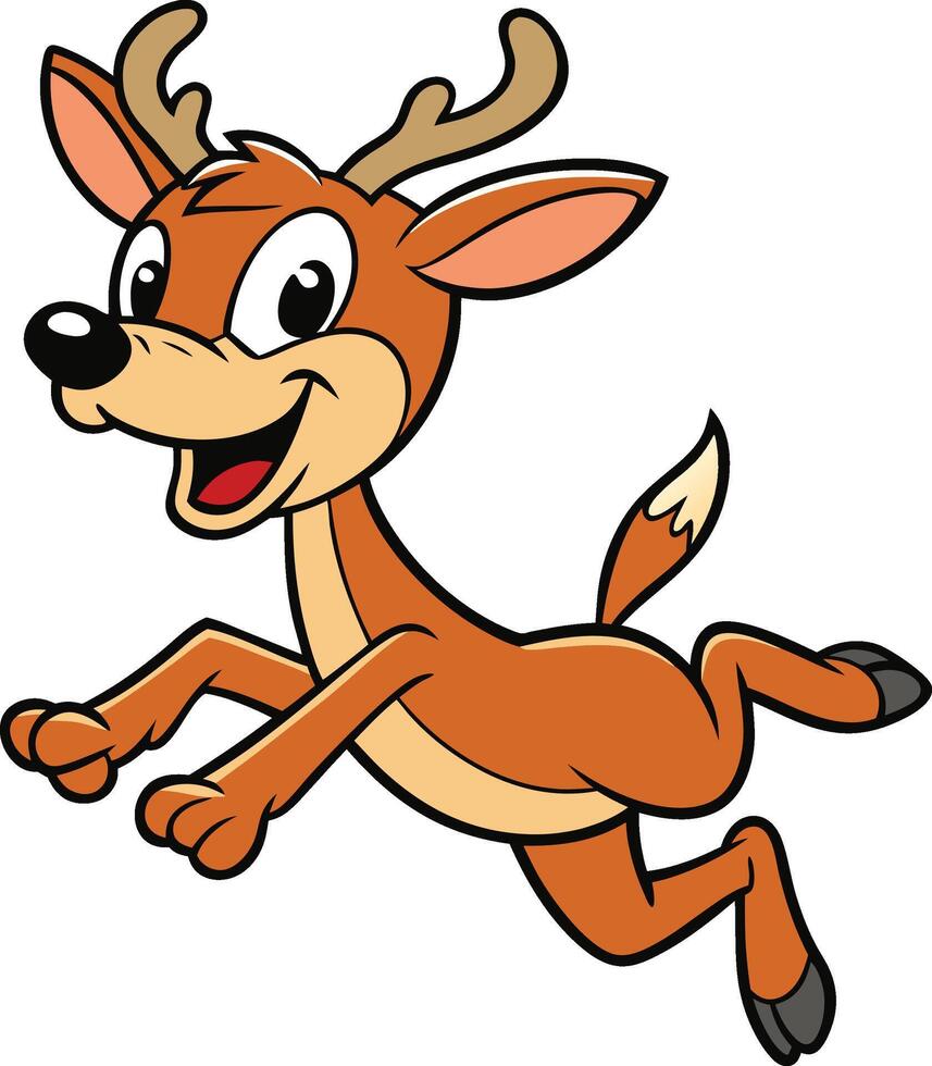 deer cute design vector