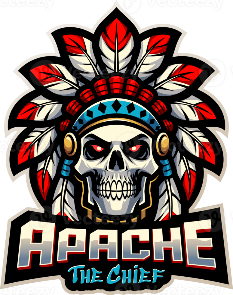 Apache head mascot png