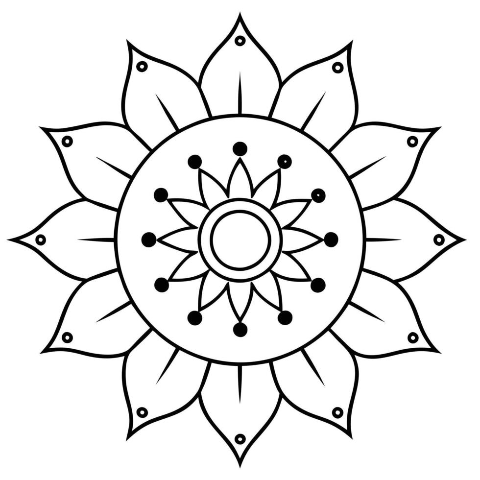 Geometric mandala patterns for modern aesthetics vector