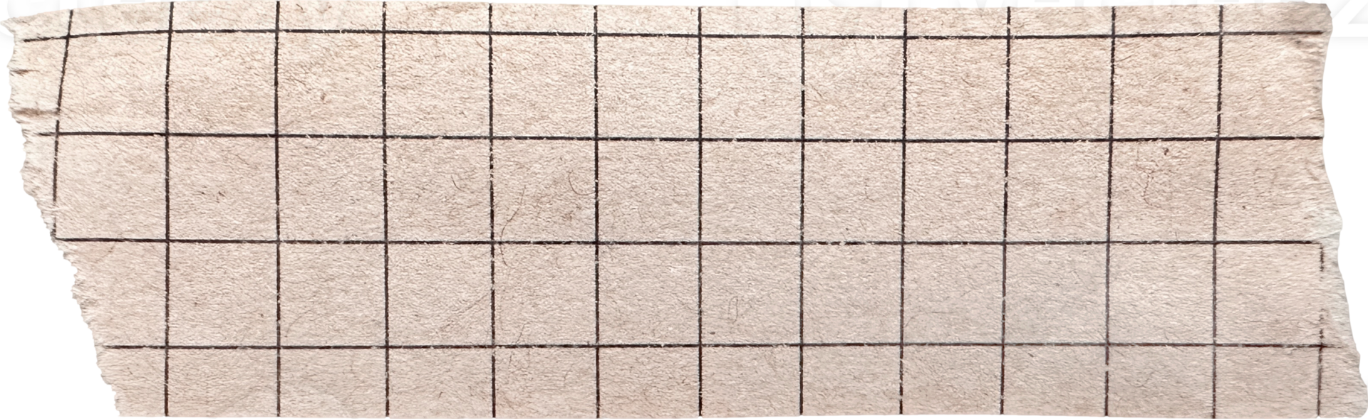 Beige Paper Ripped Masking Tape png