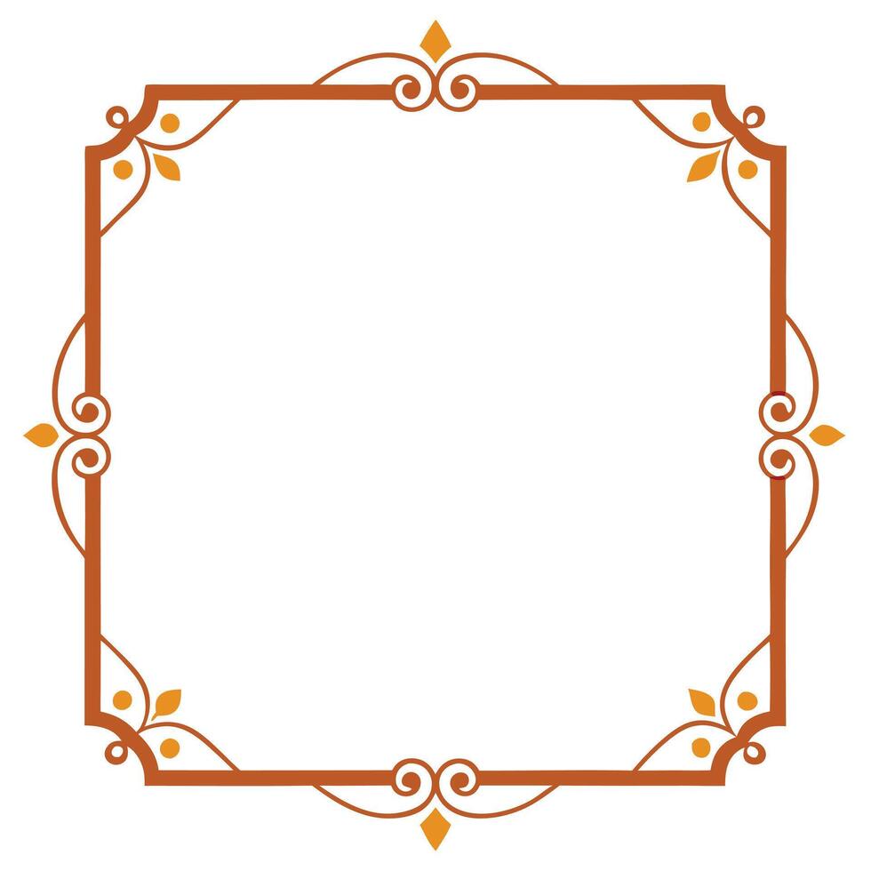 Retro-style vintage frame for unique creations vector