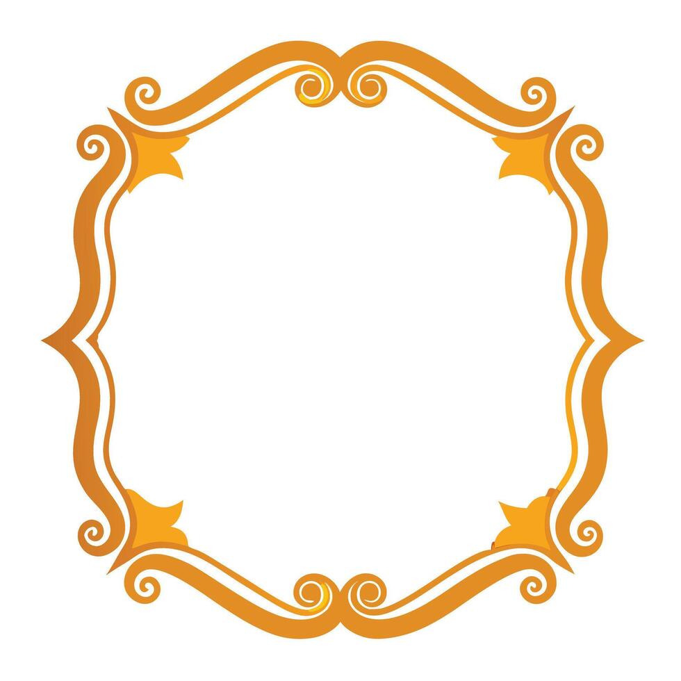 Decorative vintage frame for festive invitations vector