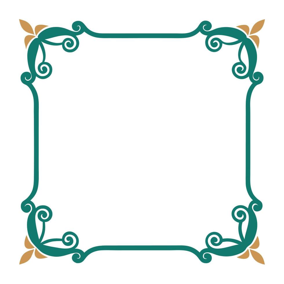Minimalist vintage frame for subtle elegance vector