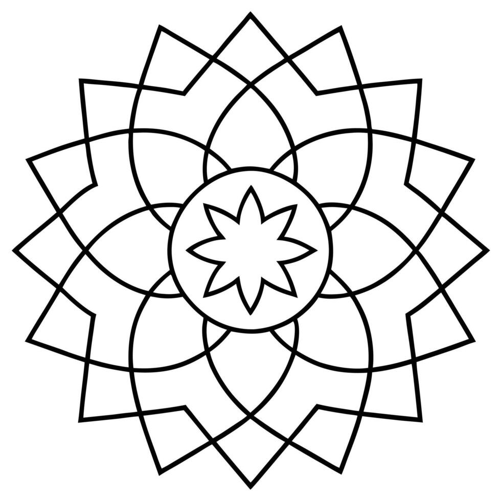 Colorful mandala patterns for fashion prints vector