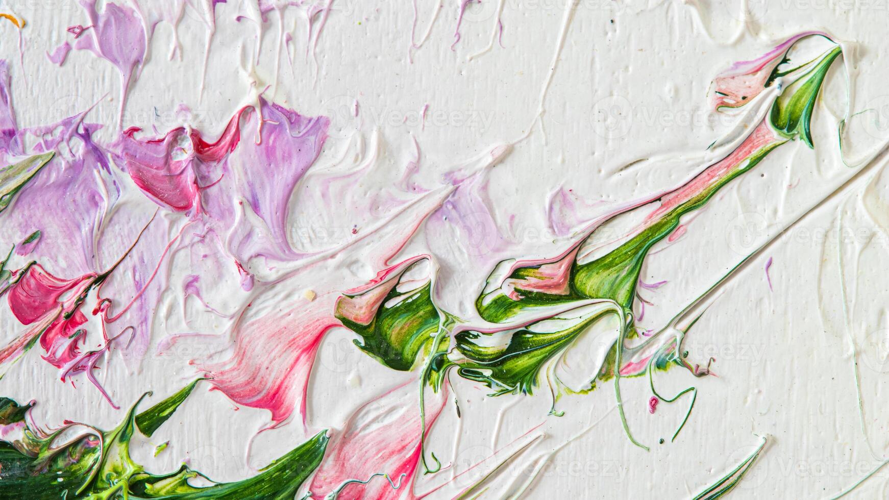 Oil Painting on canvas. Abstract art background. Fragment of Modern artwork. Brush Strokes of paint photo