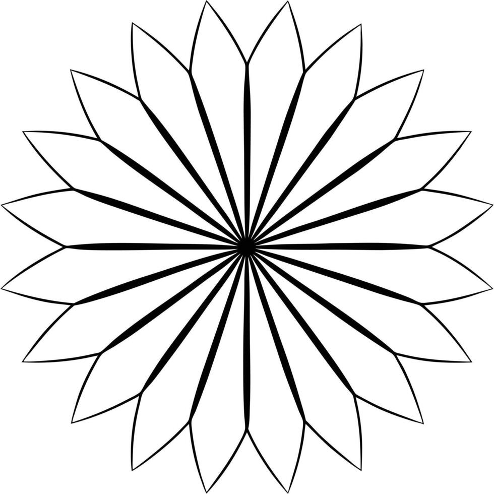 Creative mandala design for unique artwork vector