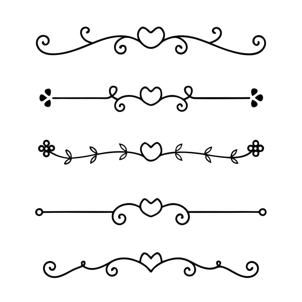 Bold line dividers for impactful design elements vector