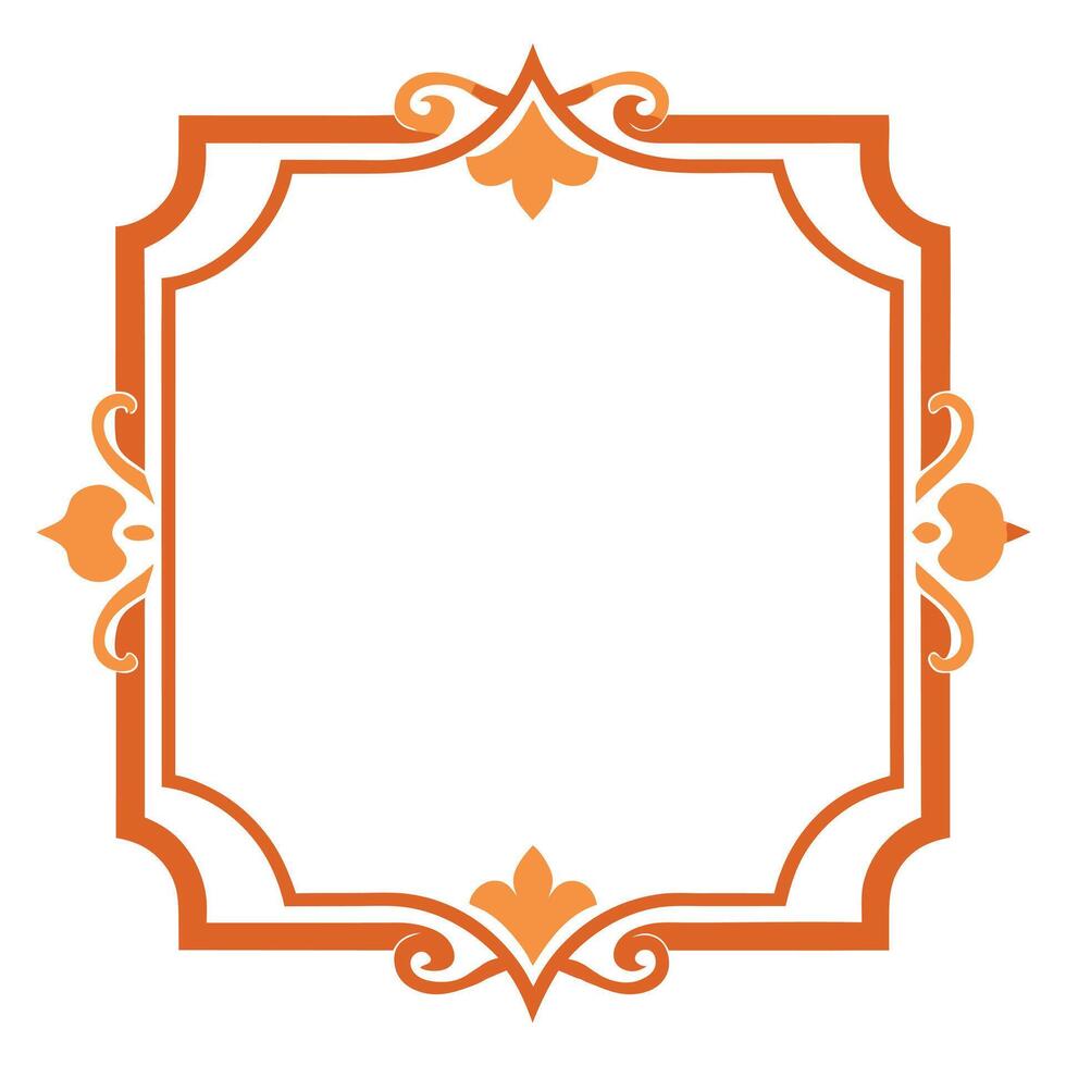 Circular vintage frame for timeless appeal vector