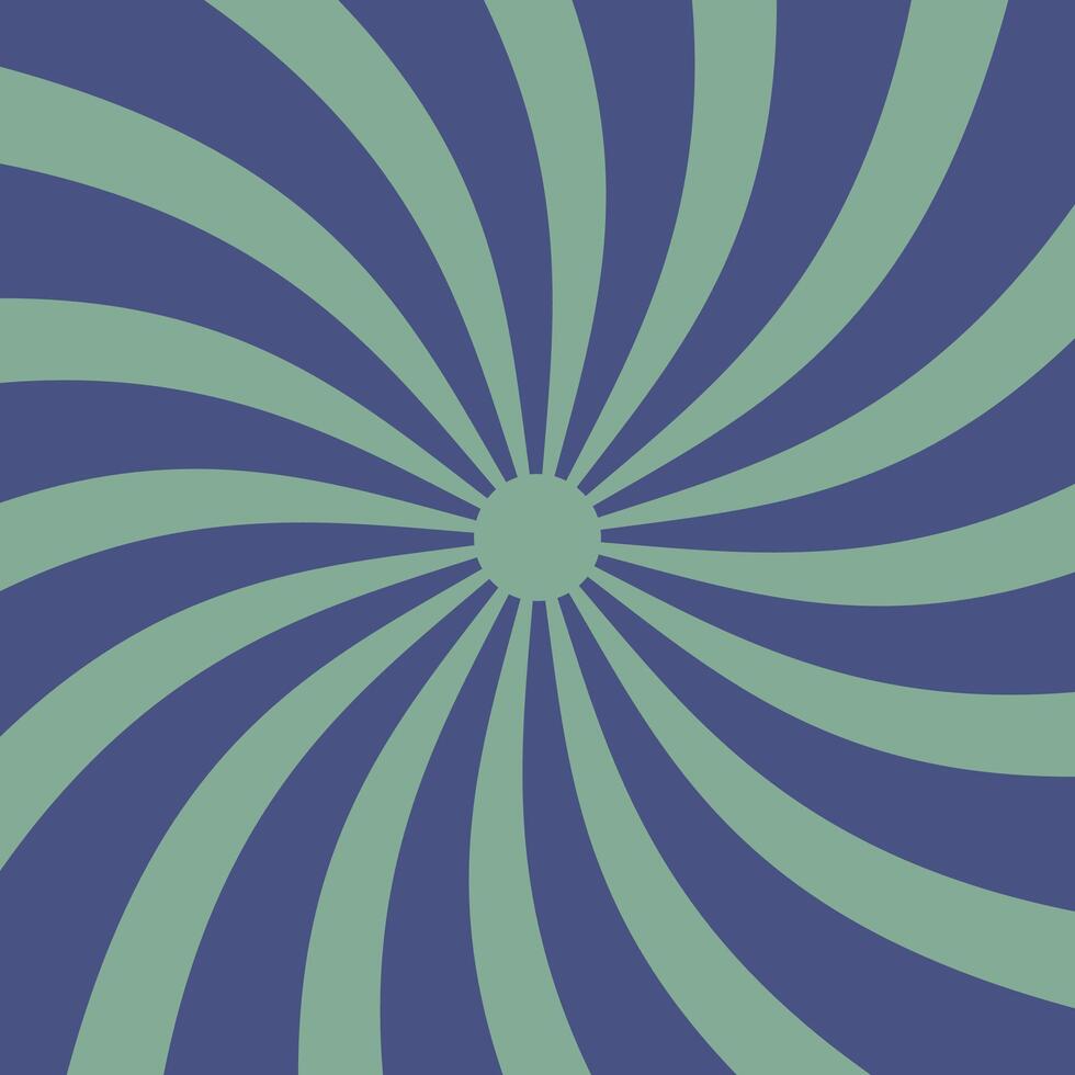 Blue Green Dynamic Spiral Design vector