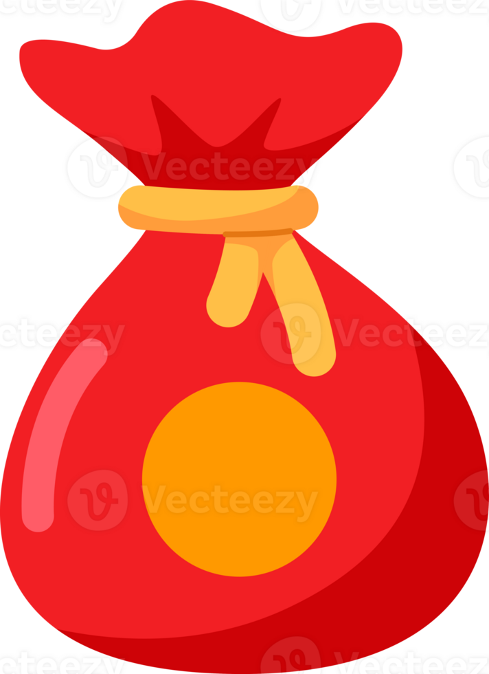 New Year Lucky Money Bag Illustration png