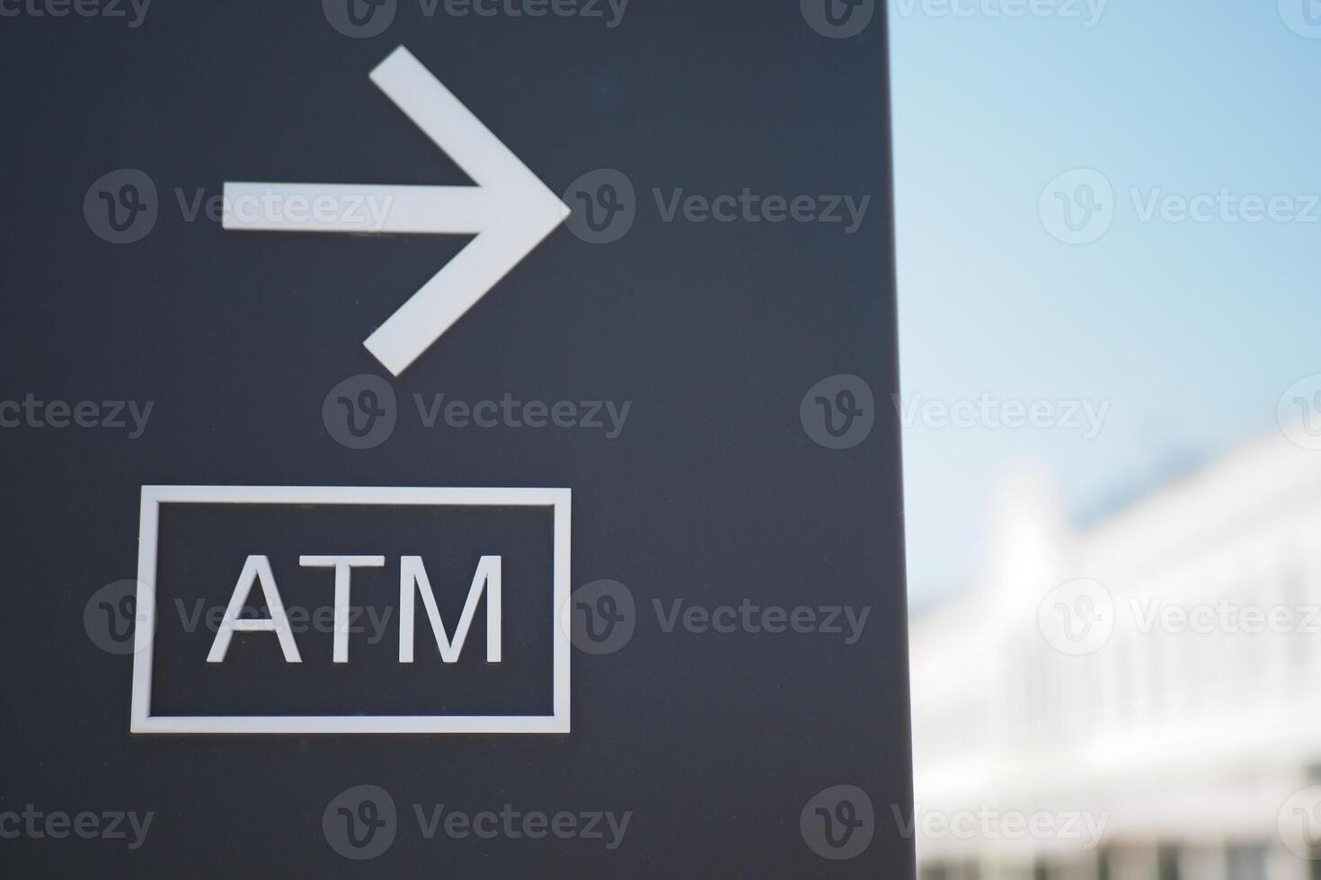 This is an ATM Location Sign designed for Easy Access and Convenience photo