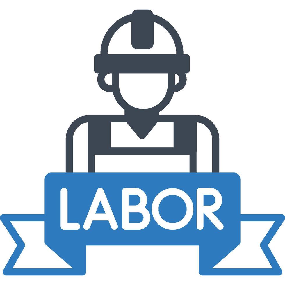 Labor illustration with isolated background vector
