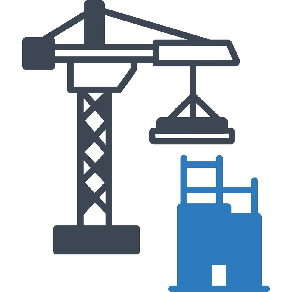 Construction illustration with isolated background vector