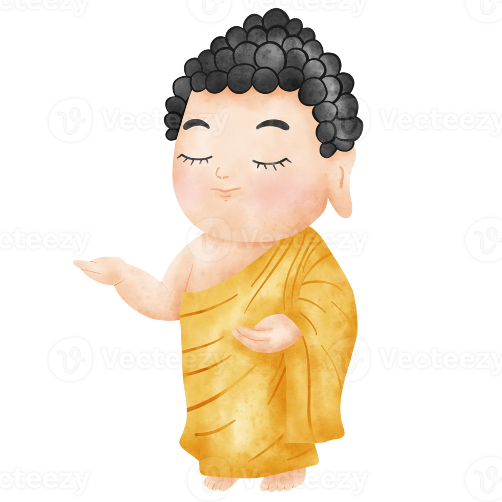 Buddha, Buddhism watercolor png