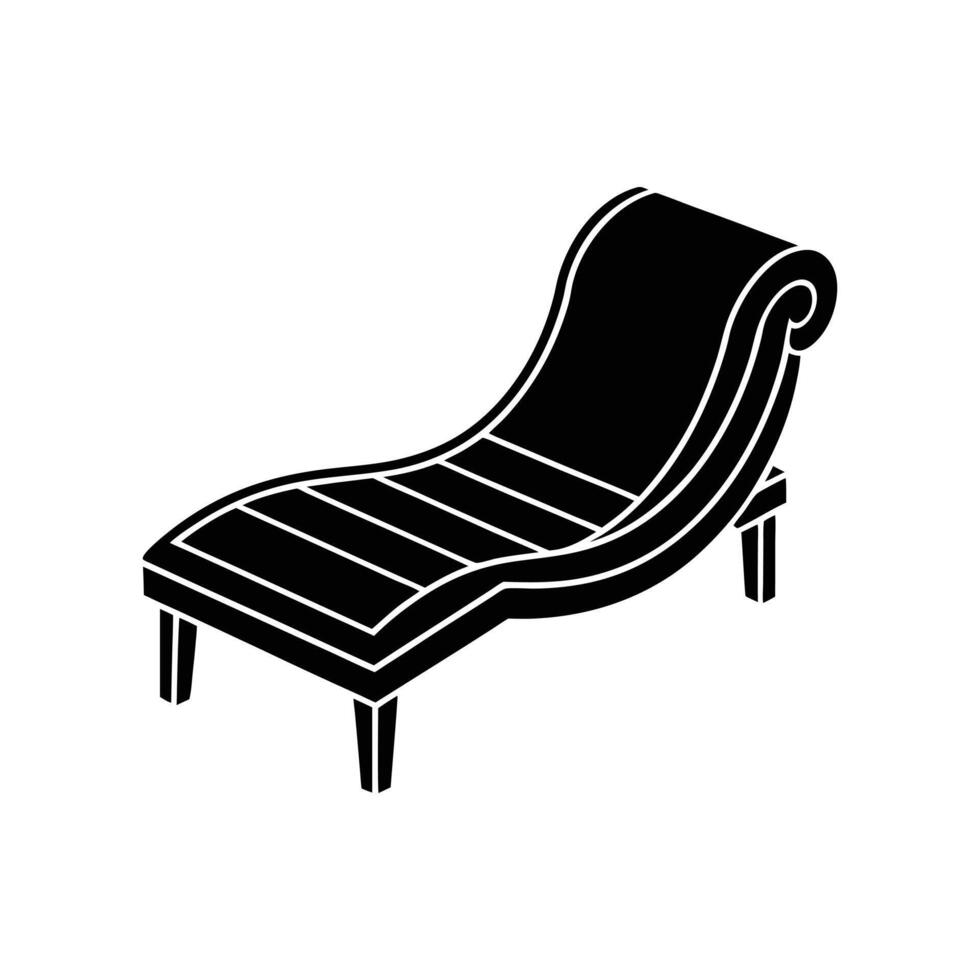 chaise silhouette illustration vector