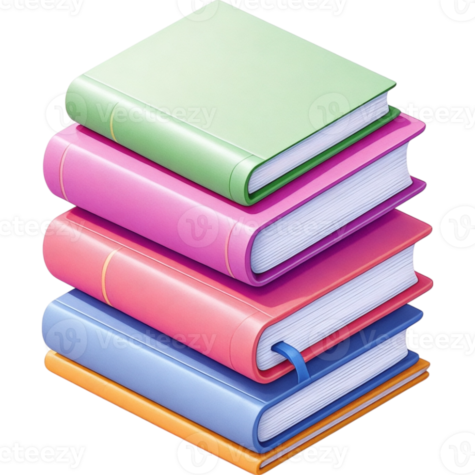 Stack of books png