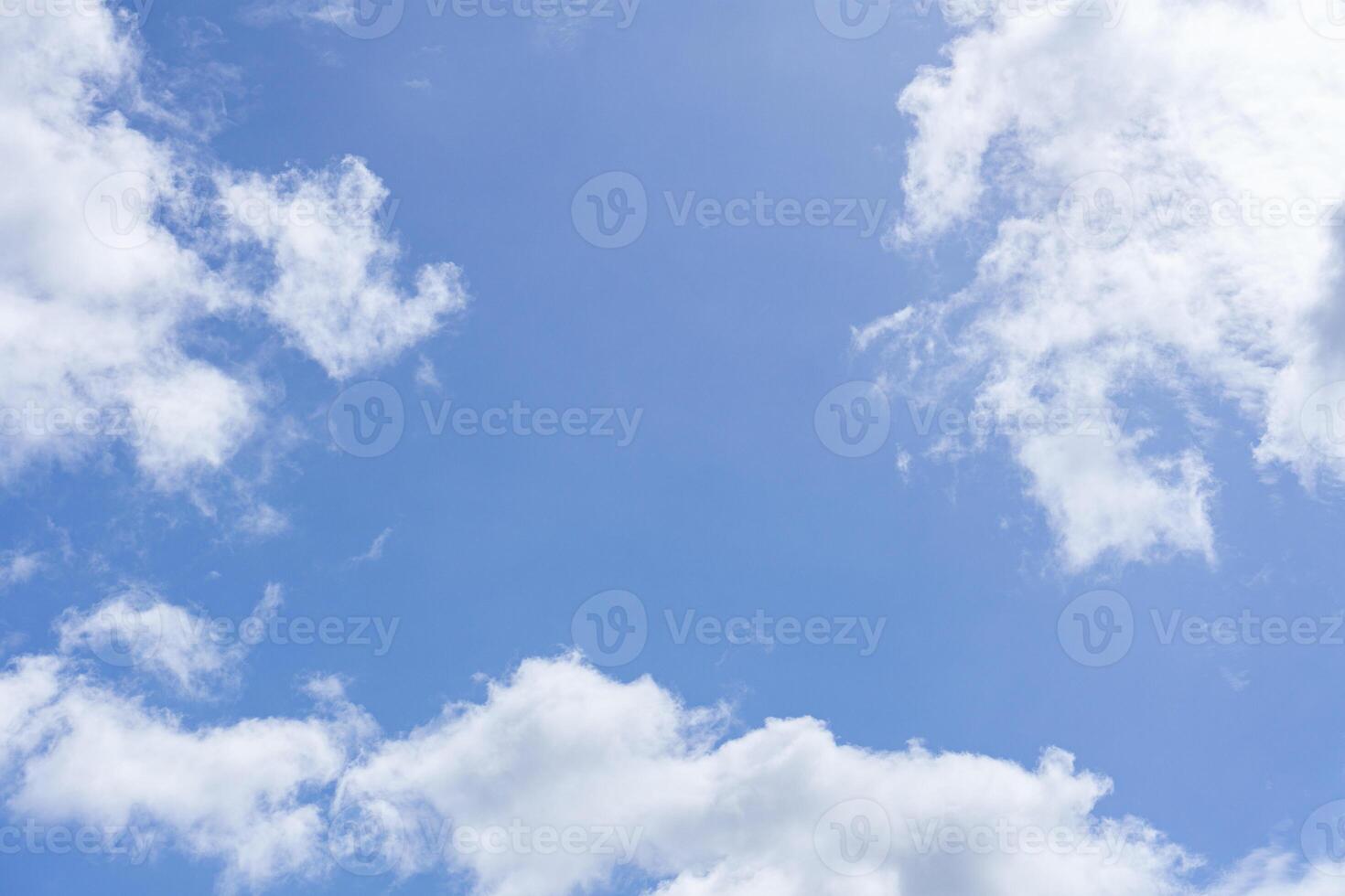 Summer blue sky cloud gradient light white background. Beauty cloud photo