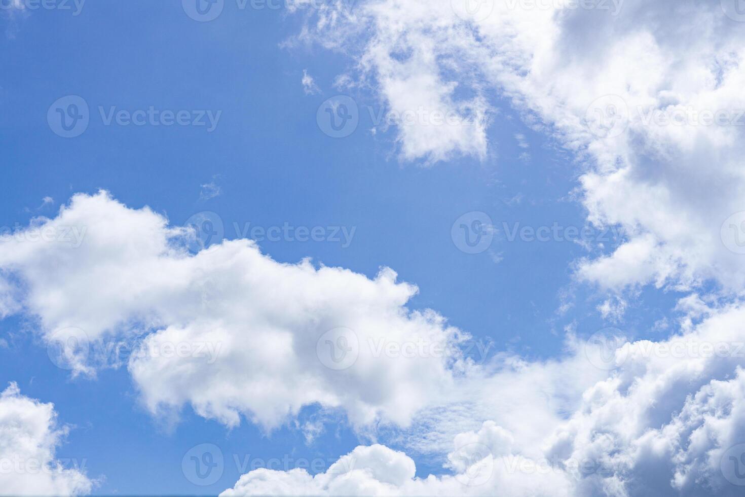 Summer blue sky cloud gradient light white background. Beauty cloud photo