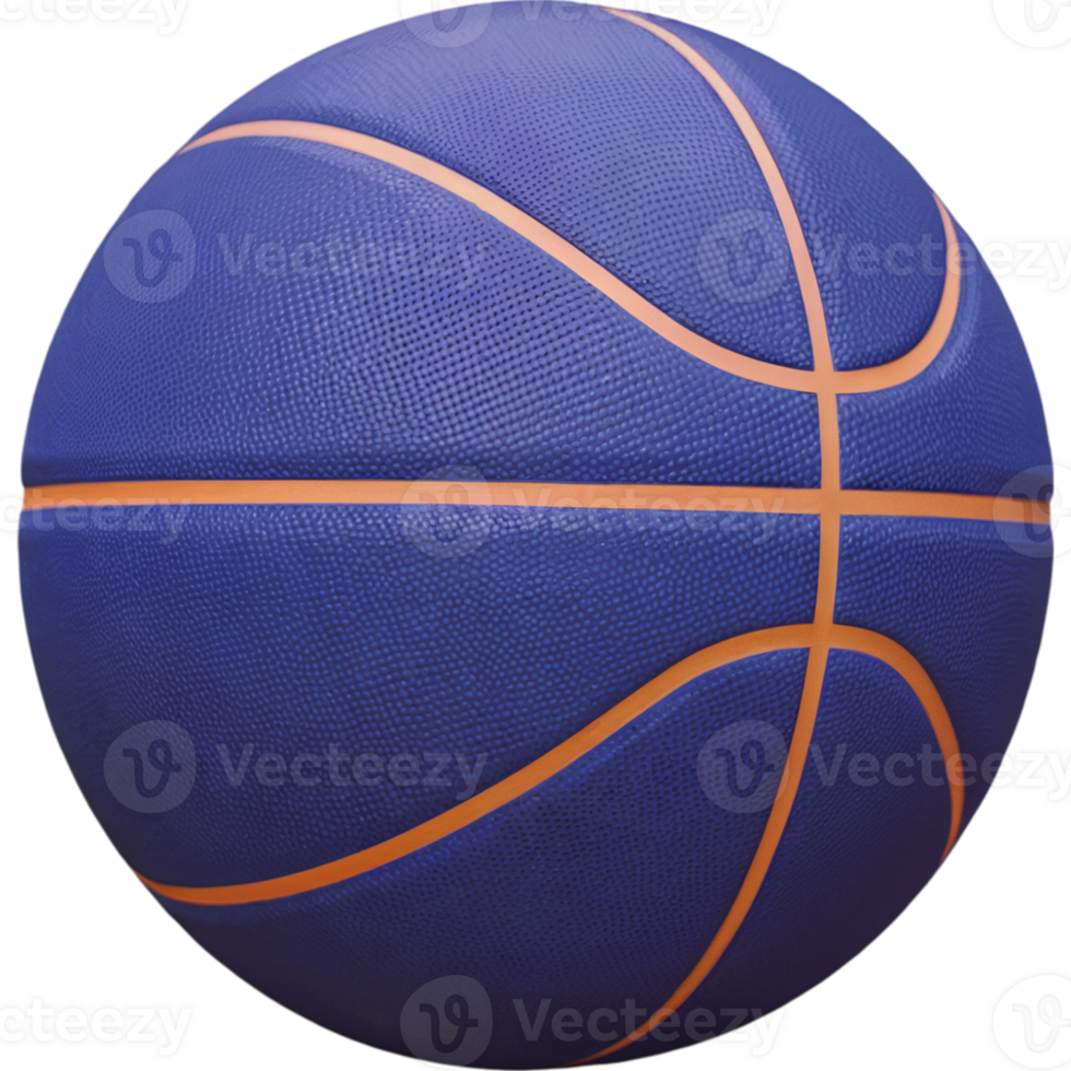 Blue and orange basketball png