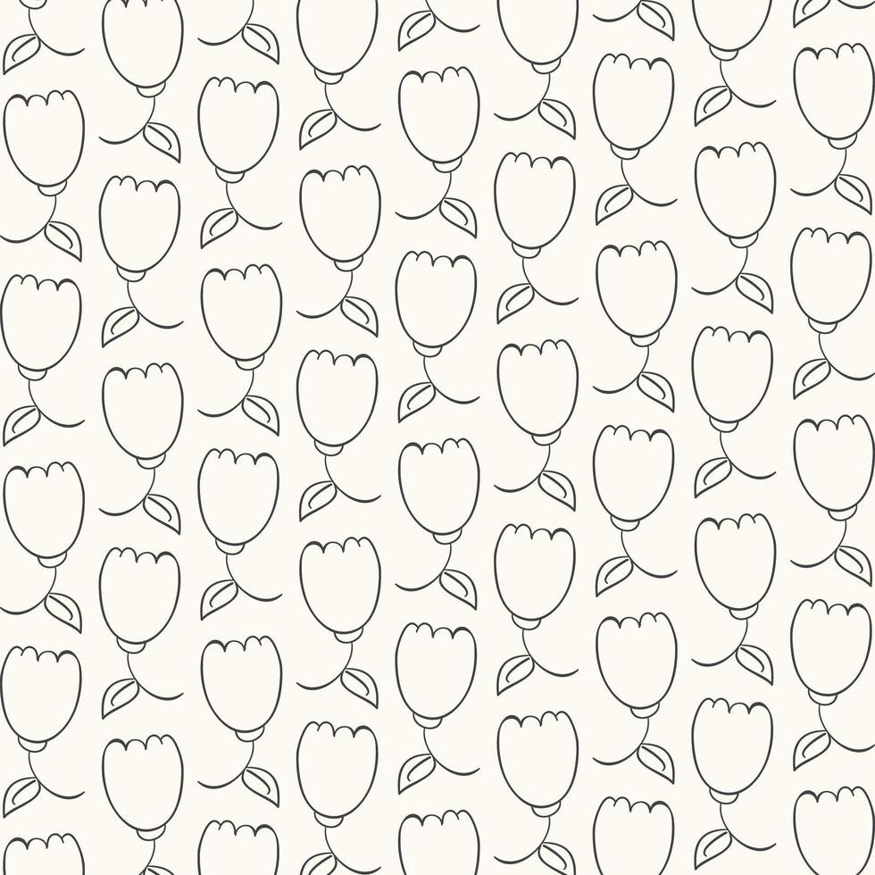 A pattern with flowers on it vector