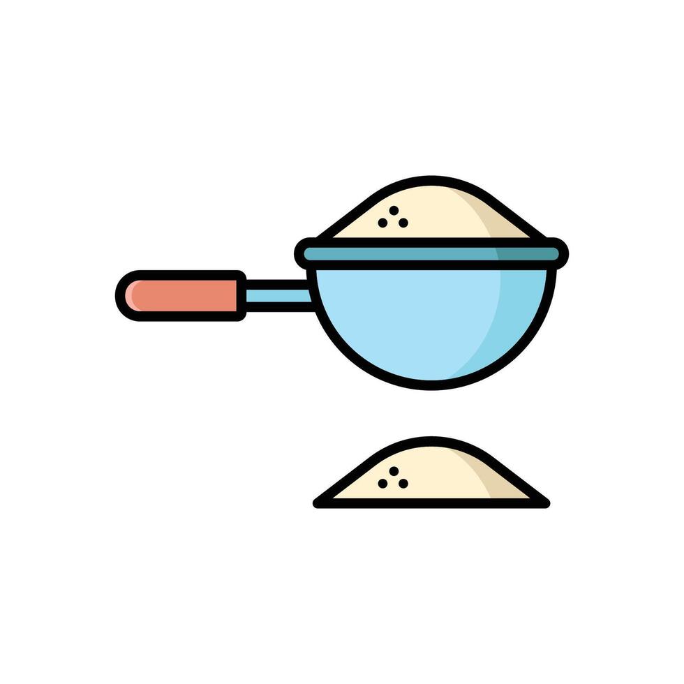 kitchen strainer icon design template simple and clean vector