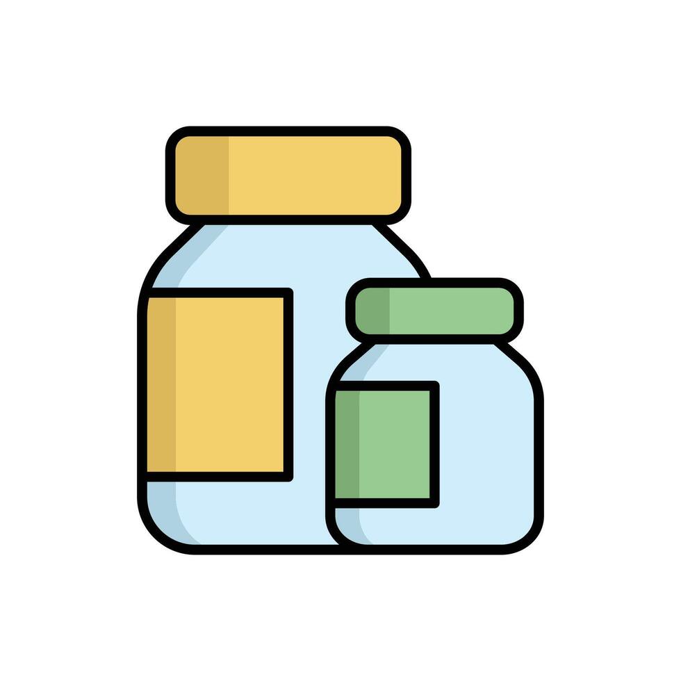 Weight Loss Supplements Icon Slimming and Health Focused vector