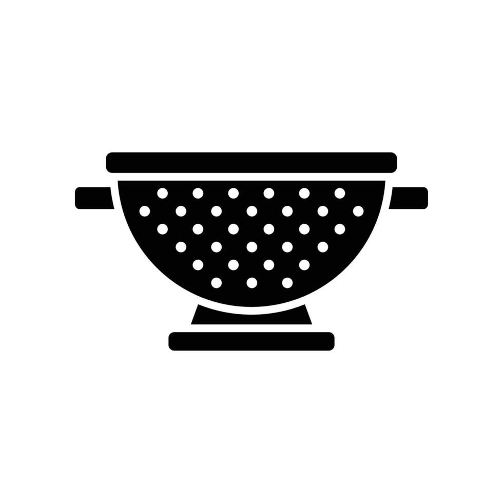 kitchen strainer icon design template simple and clean vector