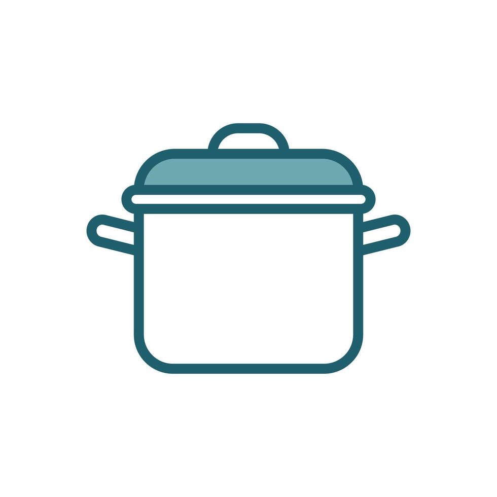 cooking pot icon design template simple and clean vector