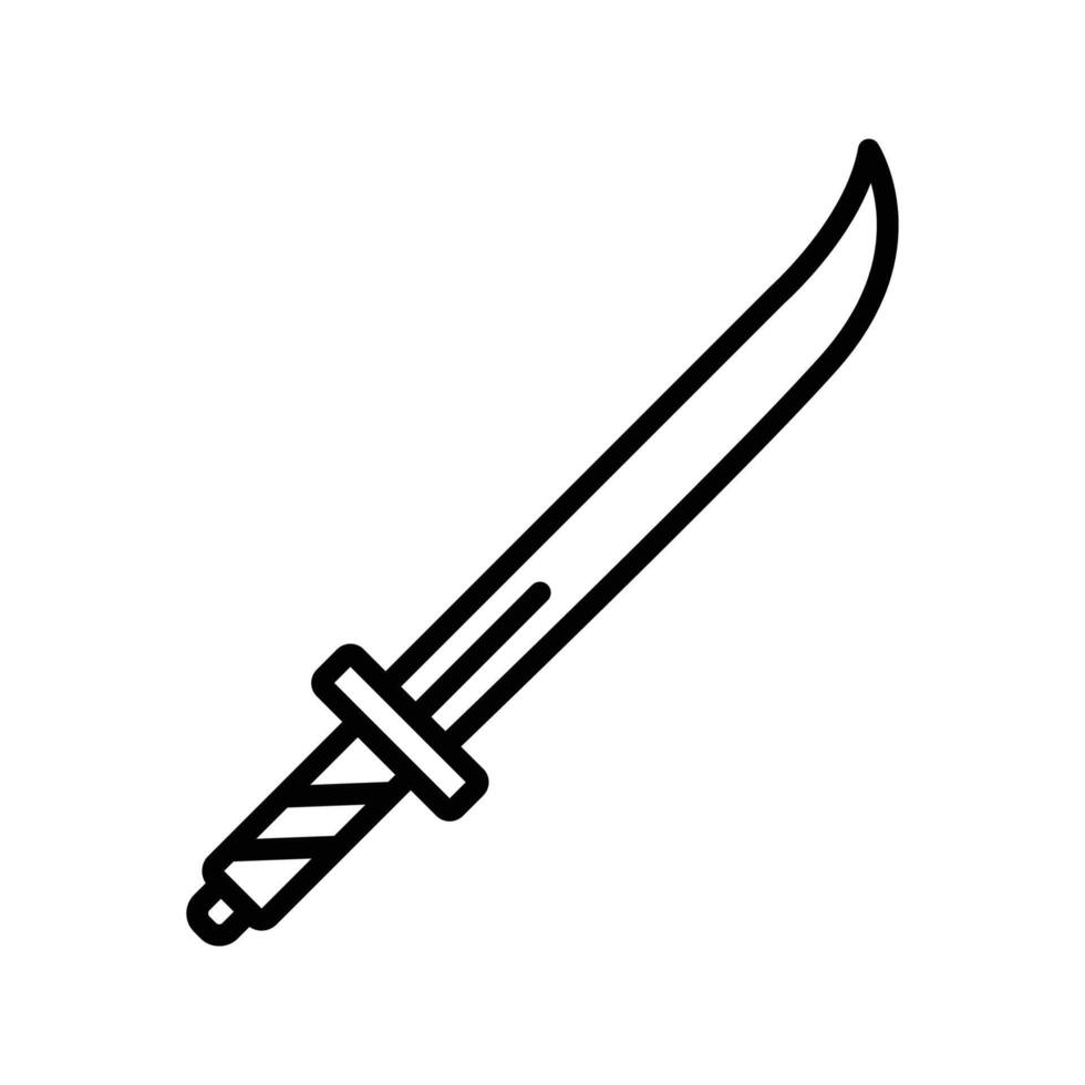 Knights Sword Icon Symbol of Courage and Valor vector