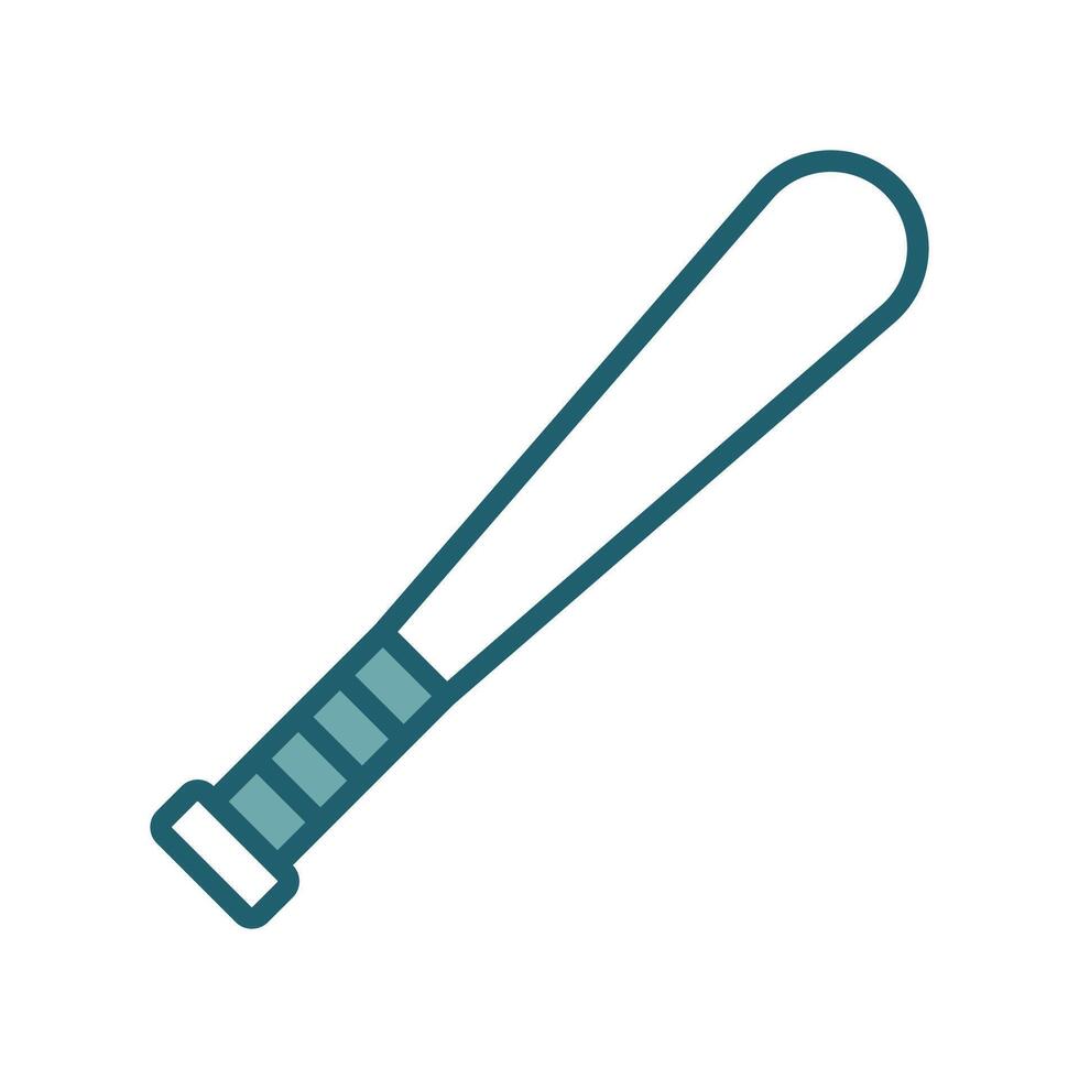 Baseball Bat and Ball Icon Perfect for Sports Designs vector