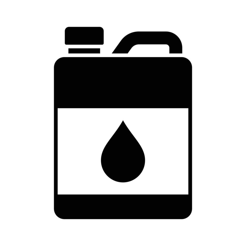 Futuristic Motor Oil Icon Innovative and Modern Look vector