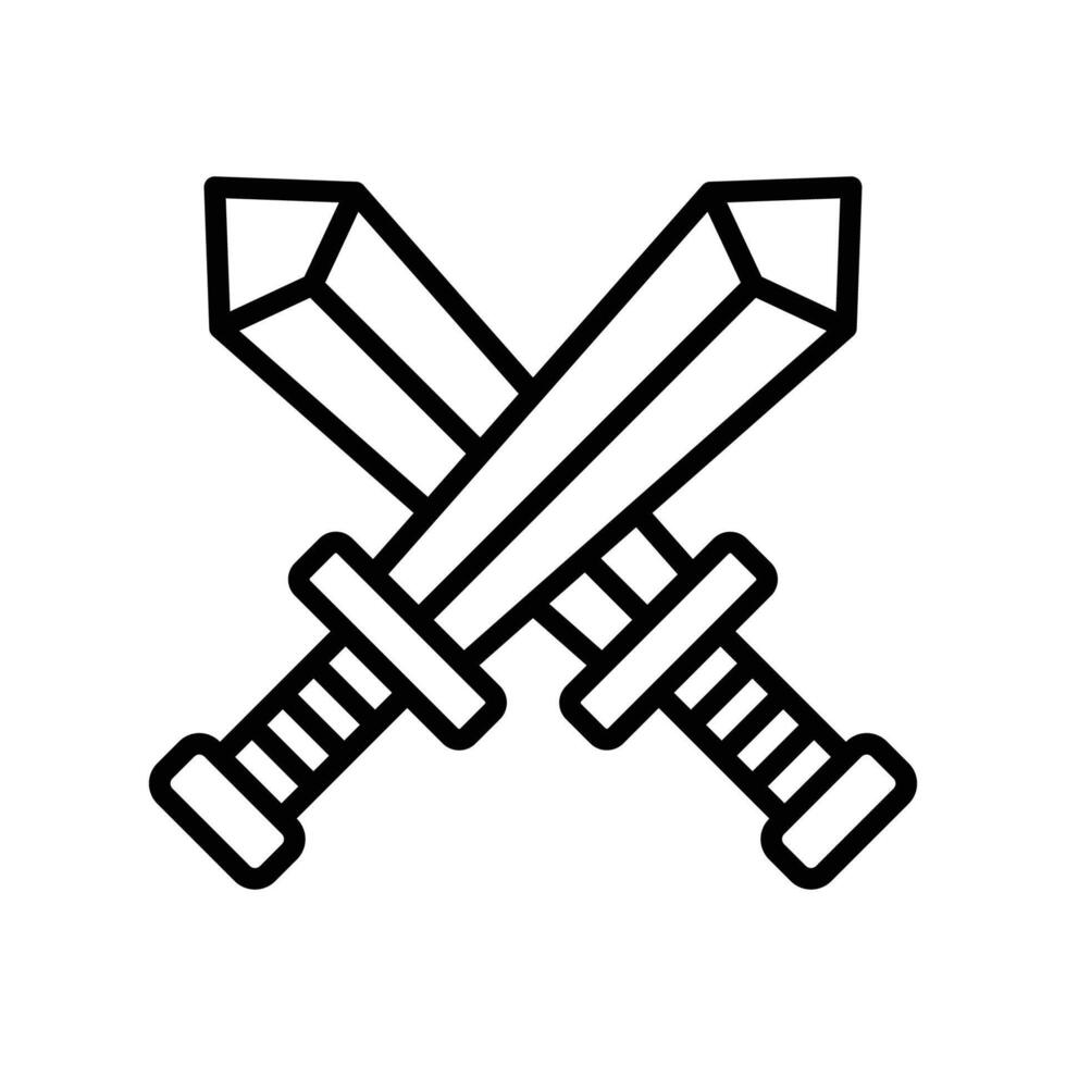 Futuristic Sword Icon Innovative and Modern Look vector