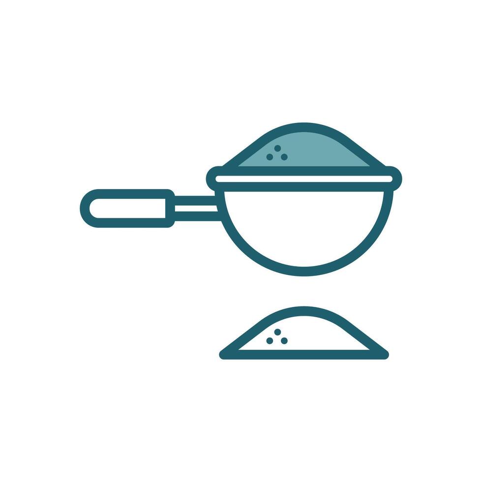 kitchen strainer icon design template simple and clean vector