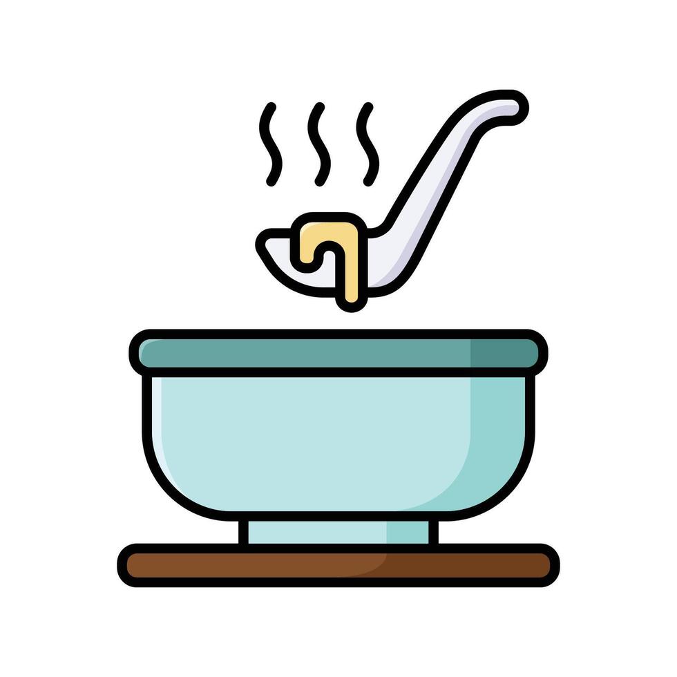 Homemade Soup Icon Cozy and Heartwarming Look vector