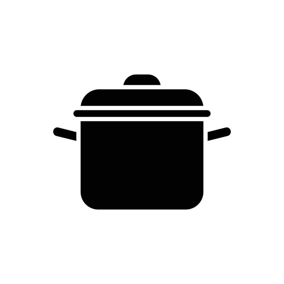 cooking pot icon design template simple and clean vector