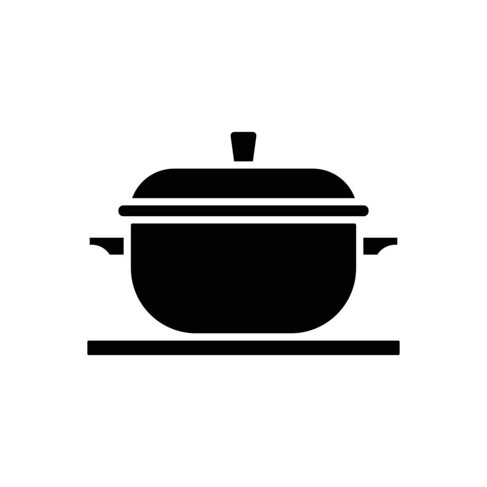 cooking pot icon design template simple and clean vector