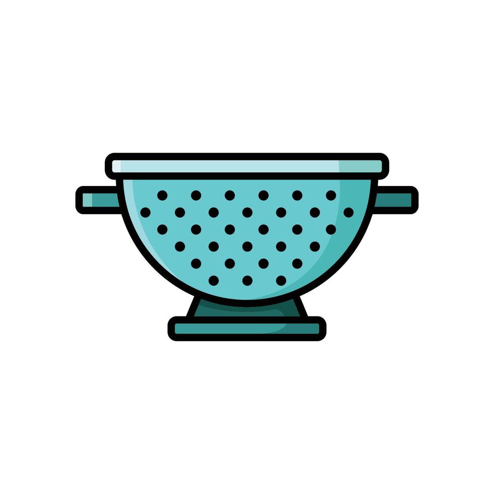 kitchen strainer icon design template simple and clean vector