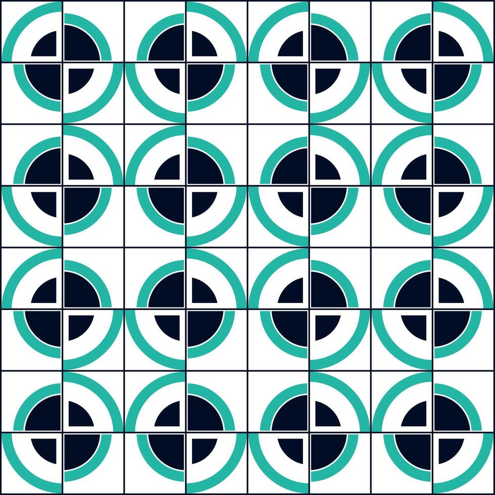 Abstract Geometric Shape Circle Pattern Design. vector