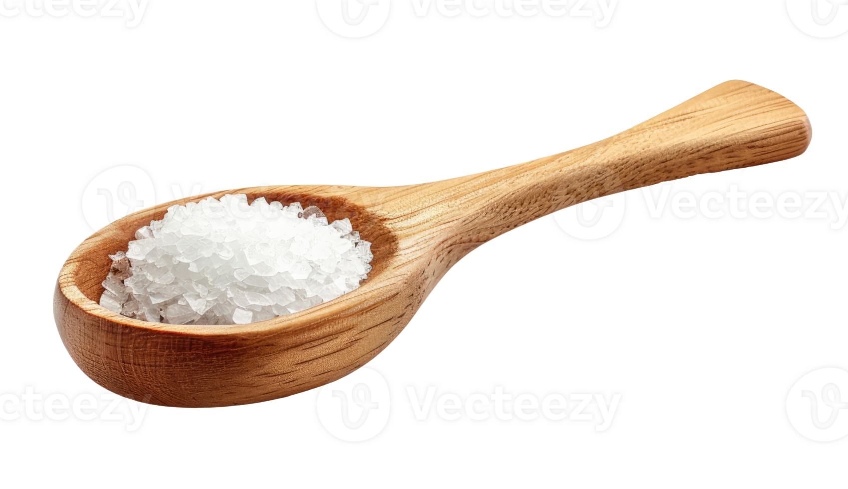 Wood spoon with salt png