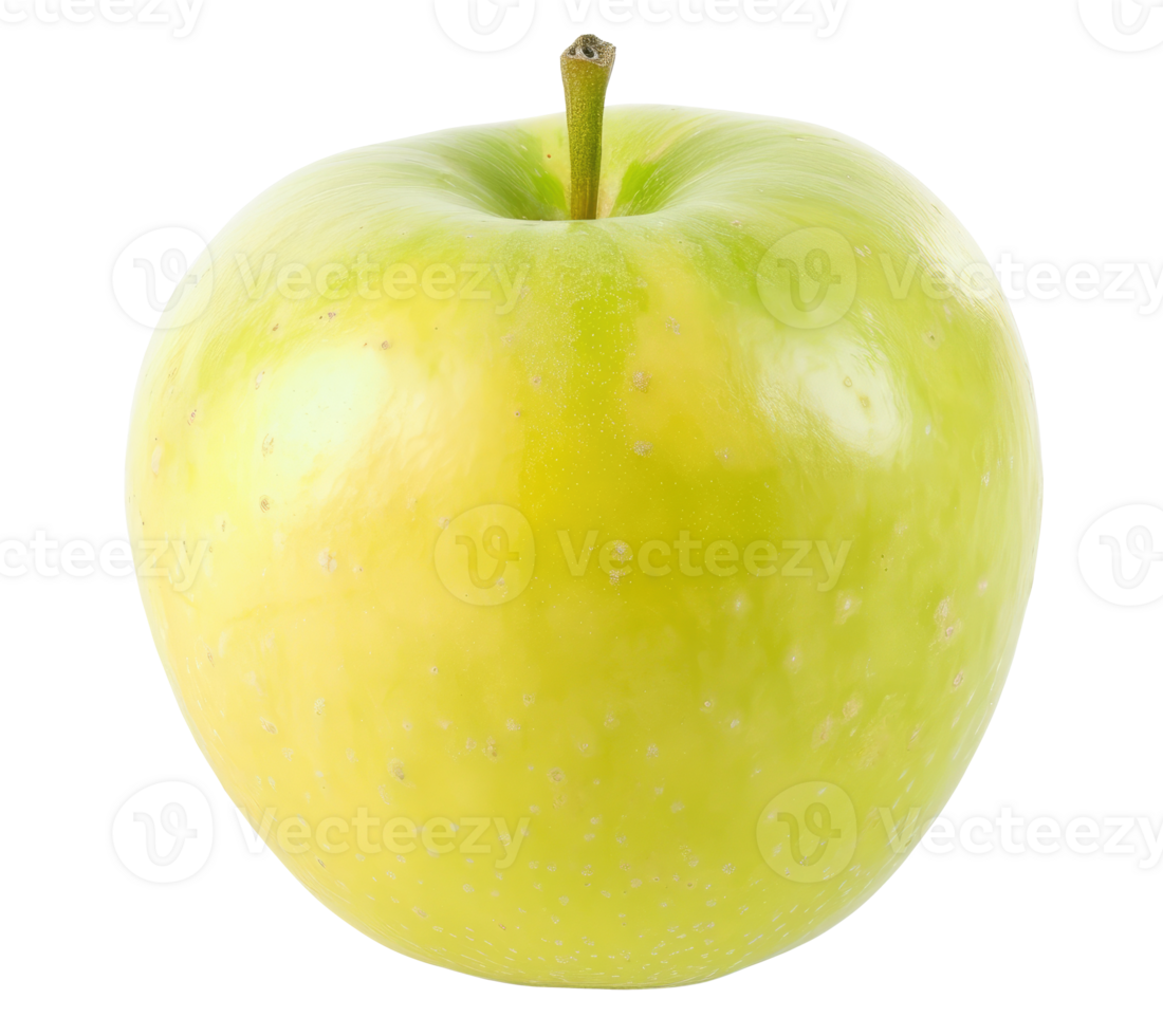 Yellow apple isolated png