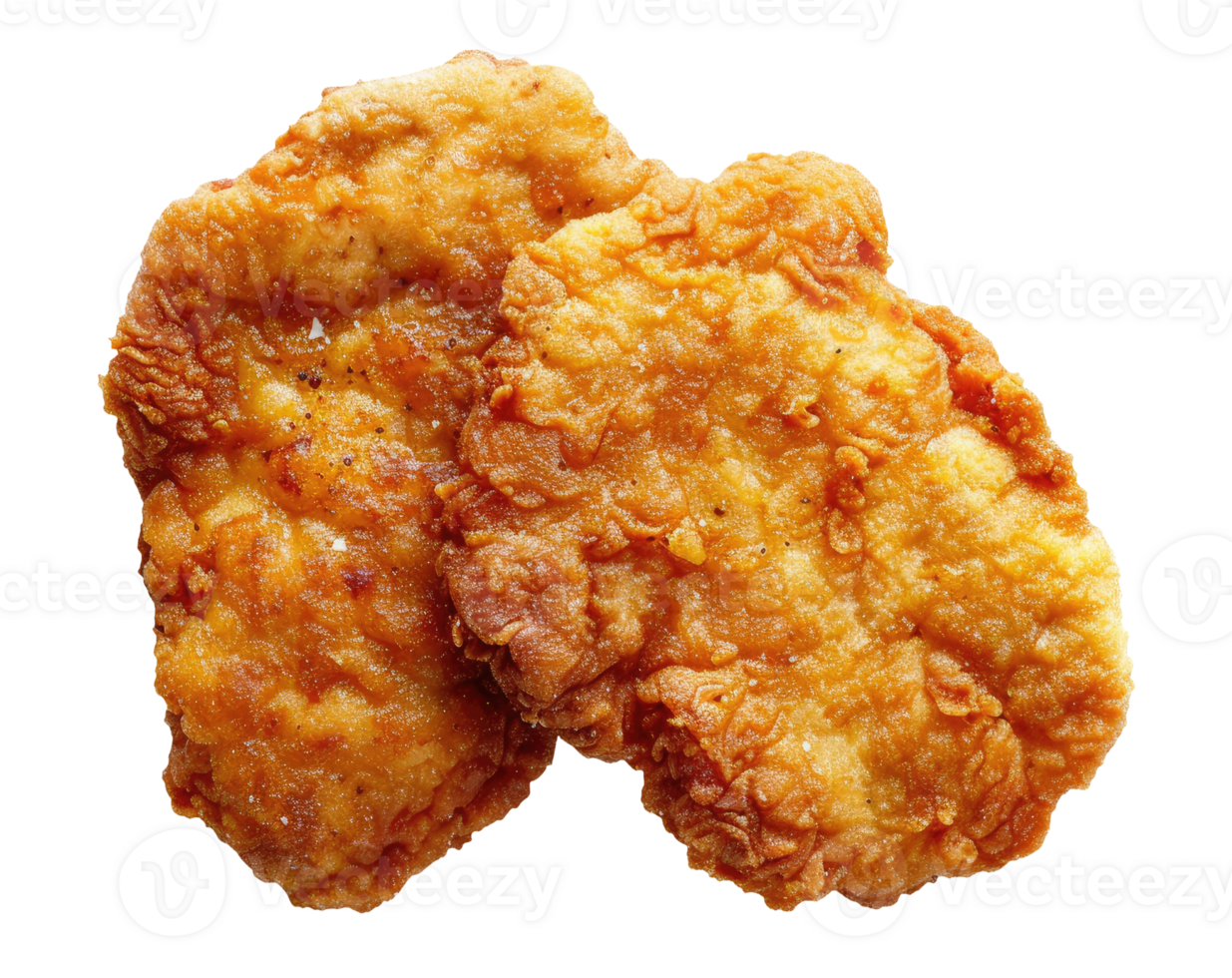 Breaded Chicken, Top View png