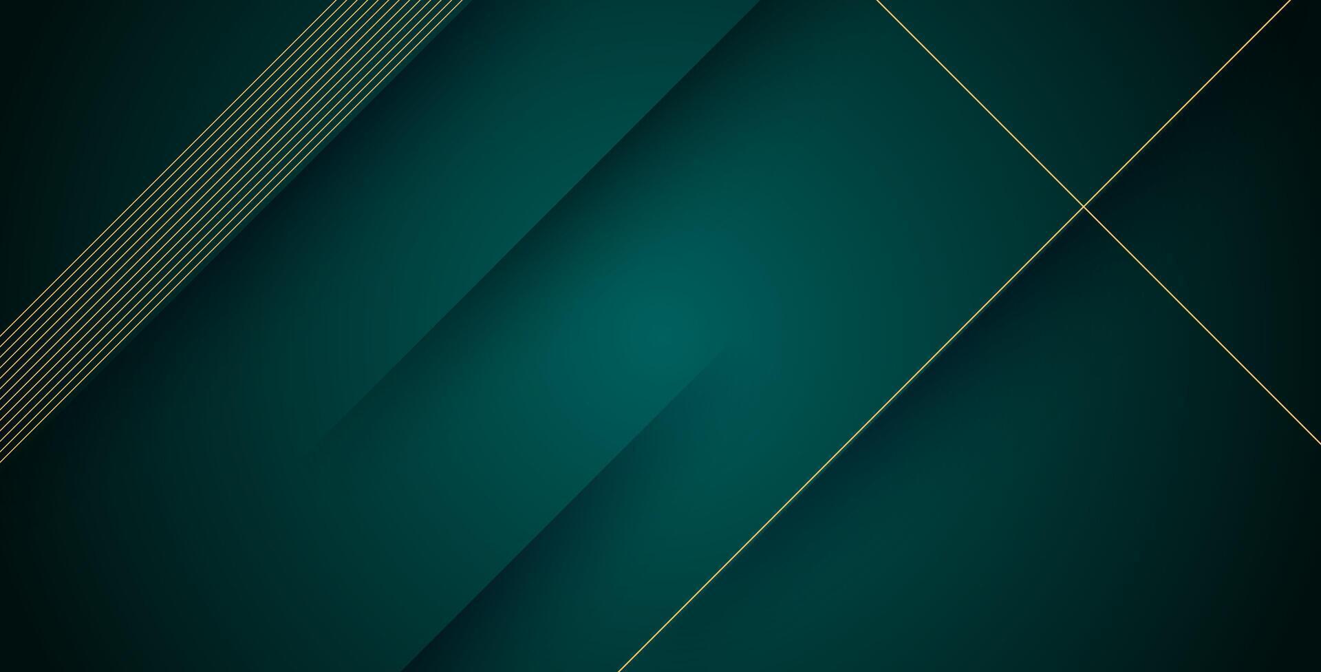 abstract green diagonal stripe with shadow orange shape line decoration background. eps10 vector